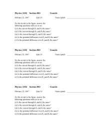 Practice Quiz 10 - General Physics for Technical Students | PHYS 2102 ...