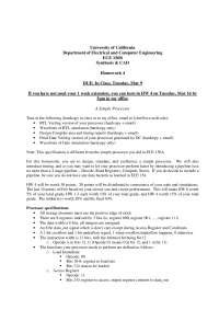 Homework 4 - Introduction to Computer Architecture | ECE 154 - Docsity
