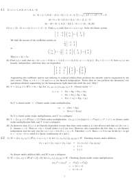 Differential Equations and Linear Algebra - Assignment 6 | MATH 2250 ...