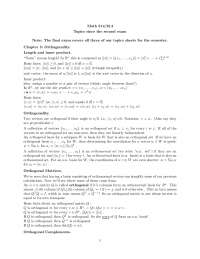 Review Guide for Final Exam on Applied Linear Algebra and Matrix Theory ...