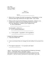 5 Questions on System Level Programming - Quiz | CSC 3320 - Docsity