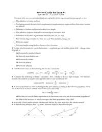 Review Guide for Exam 4 on Calculus Preparation | MATH 120R - Docsity