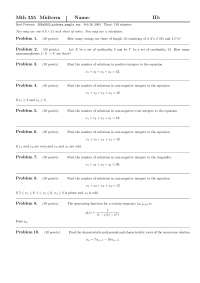 15 Problems Midterm Exam - Discrete Mathematics | MTH 355 | Study notes ...