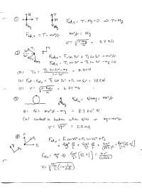 Questions with Solutions for General Physics | PH 201 - Docsity