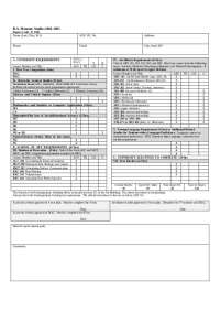 Museum Studies Degree Checksheet - ASU, 2004-2005