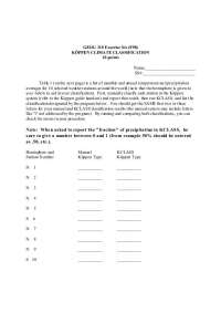 Koppen Climate Classification - Assignment 6 | GEOG 310