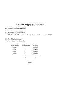 Probability and Statistics: Heights, Incomes, and Expected Values