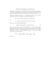 Assignment 1 Problem with Solution - Probability | STP 421