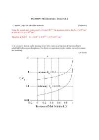 Microelectronics HW2: Calculating Concentrations & Atomic Distances in Boron-Doped Silicon