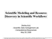 Scientific Modeling & Resource Discovery in Workflows: A Comprehensive Overview
