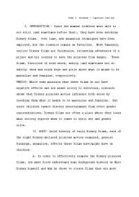 Princess Snow White, the Wicked Queen - Capstone Seminar - Outline | FMS 490