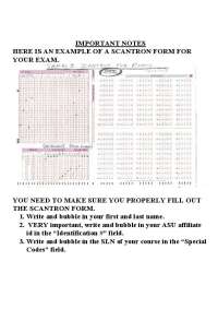 Review Problems for Exam 1 - College Algebra | MAT 117