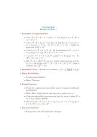 Examples of Cryptography, Friedman's Test - Exam 1 | MAT 447