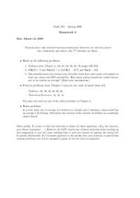 Math 431 Homework 6 - Spring 2008