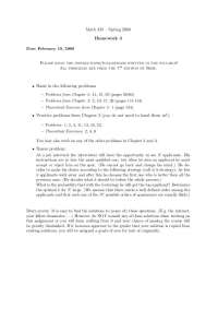 Math 431 Homework 3 - Spring 2008