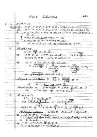 Elementary Differential Equations - Resolution for Homework 8 | MAT 274