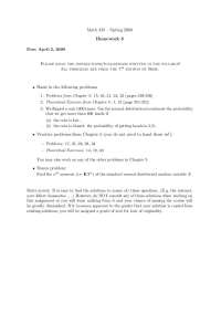 Math 431 Homework 8 - Problems from Chapter 5