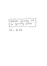 Notes on Molecular Symmetry and Symmetry Group - Quantum Chemistry | CHM 545