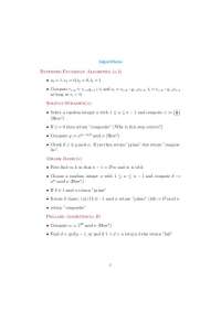 Extended Euclidean Algorithm | Cryptography - Class Notes | MAT 447
