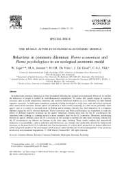 Consumer Behavior in Commons Dilemmas: Social Comparison, Imitation, and Habit Formation.