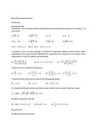 Homework Problems - Precalculus | MAT 170