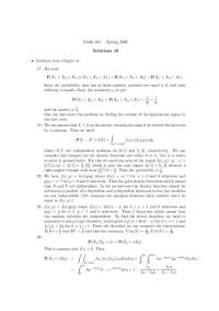 Probability Distributions and Independent Random Variables - Prof. Benedek Valko