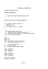Monte Carlo Simulation for Two-Stage Least Squares (2SLS) and Hausman Tests - Prof. Seung 