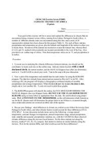 Plot of Temperature and Rainfall data - Assignment 7 | GEOG 310