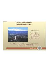 Organic Chemistry on Metal Surfaces: Alkane-Alkene Conversion & Hydrogenation