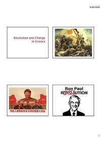 Revolutions in Science: A Historical Overview - Prof. John Lynch
