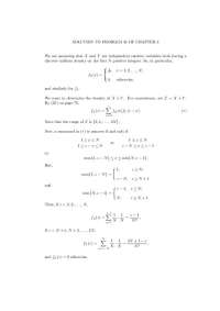 Probability Problems with Solutions | STP 421