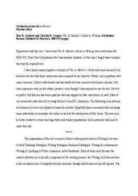 The St. Martin's Guide to Writing - English for Foreign Students | ENG 107