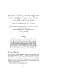 Stability Analysis of a Mathematical Model for Parasite-Host Dynamics