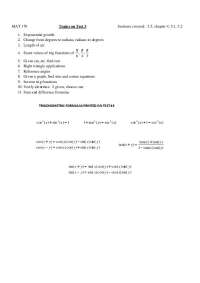 11 Questions for Exam 3 - Precalculus I | MAT 170