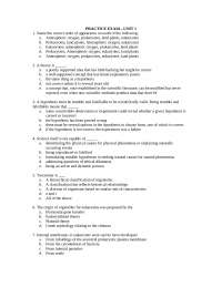 Practice Exam 1 - Principles of Biology I | BIOL 211 - Docsity