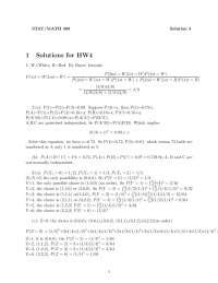 Solutions for Homework 4 - Introduction to Mathematical Statistics ...