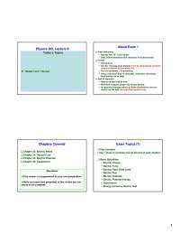 Midterm Exam 1 Review - General Physics | PHYSICS 202 - Docsity
