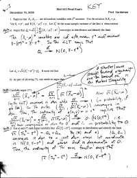 Final Exam with Answers Key - Theory Probability and Statistics I ...