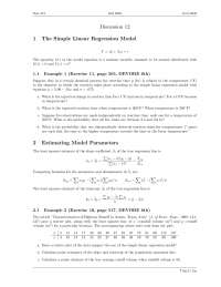 Simple Linear Regression Model, Models Parameters - Notes | STAT 312 ...