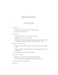 Review Test Exam 2 - Discrete Math Structures | MAT 243 - Docsity