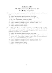 Homework 7 Questions - Introduction to Theory of Probability and ...