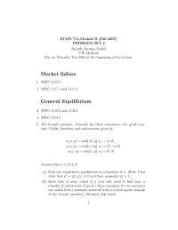 Economic Theory-Microeconomics Sequence - Problem Set 2 | ECON 711 ...