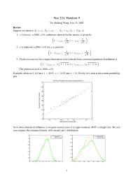 Review Sheet for Introductory Statistics for Engineers | STAT 224 - Docsity