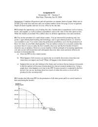 Principles of Microeconomics - Practice Assignment 1 | ECON 101 - Docsity
