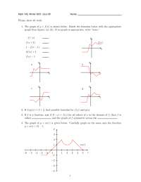 12 Questions in Quiz 5 - Data, Functions, and Graphs | MATH 105 - Docsity