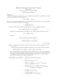 Homework 8 with Solutions - Advanced Quantum Mechanics I | PHYSICS 513 ...
