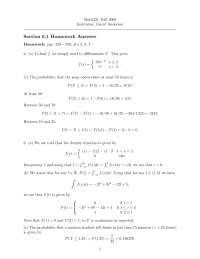 Probability and Markov Chain Models - Assignment with Solutions | MATH ...