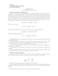 Intermediate Microeconomic Theory - Problem Set #2 | ECON 301 - Docsity