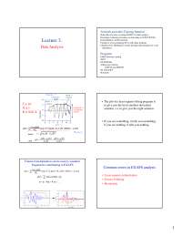 Data Analysis - Lecture Slides | AT 200 - Docsity
