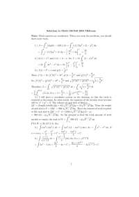 9 Questions with Answers - Calculus II - Midterm Examination | MATH 166 ...